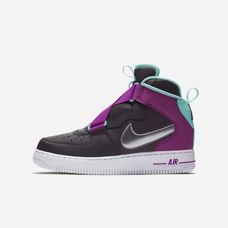 Pantofi Casual Nike Air Force 1 Inalti Fete Gri Violet Metal Argintii | BYXO-02941